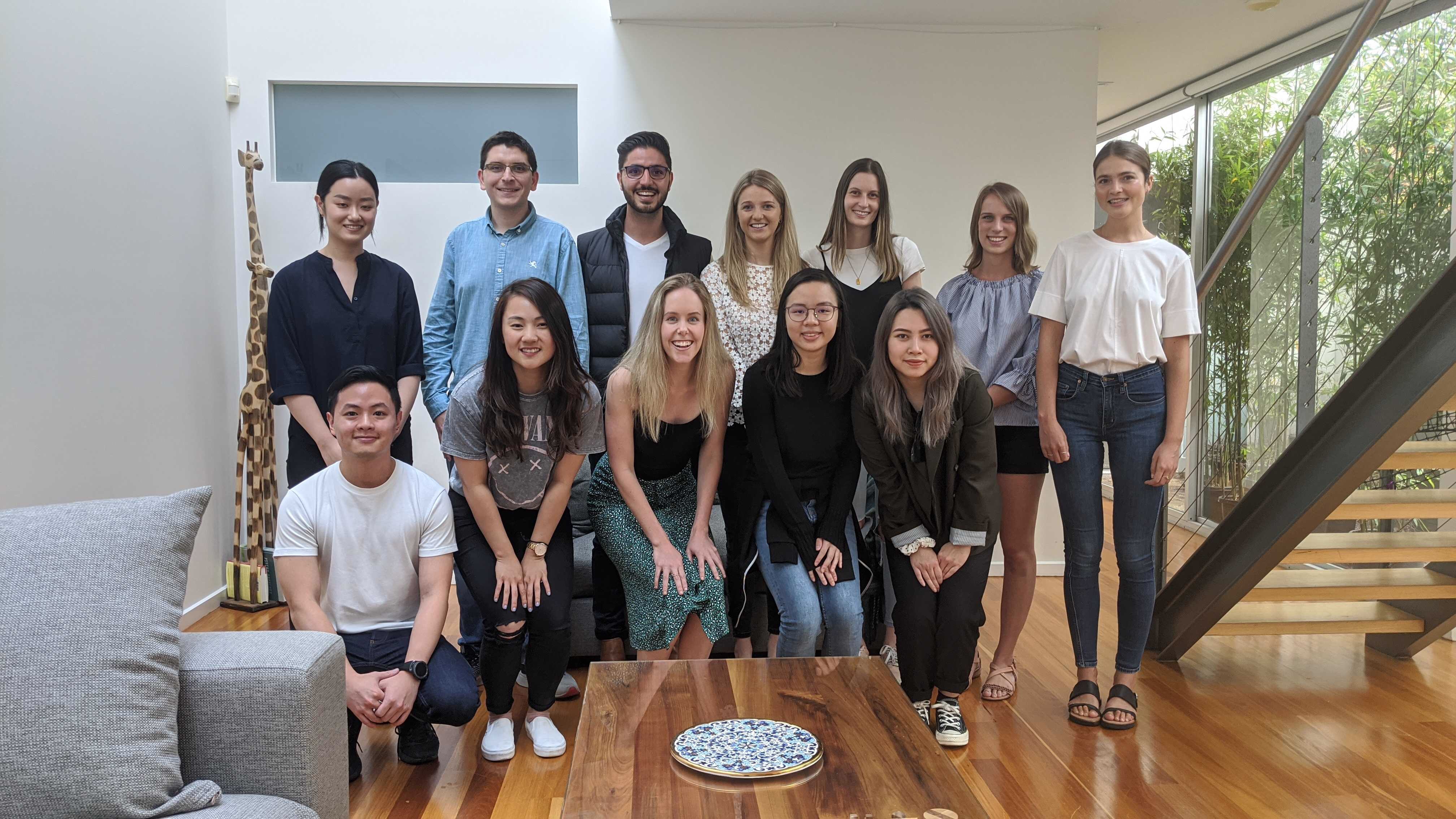 A group photo of members of the lab from the year 2020